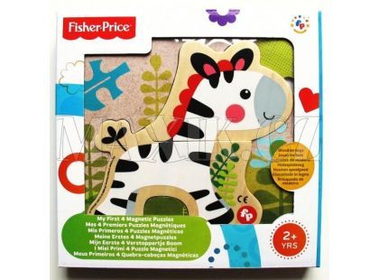 Fisher Price Moje první magnetické puzzle zebra