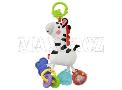 Fisher Price Plyšové klapající zvířátko - Zebra