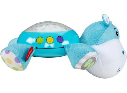 Fisher Price Plyšový hrošík Projektor na zeď 29 cm - Poškozený obal