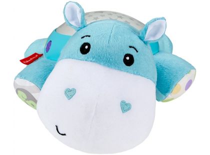 Fisher Price Plyšový hrošík Projektor na zeď 29 cm - Poškozený obal