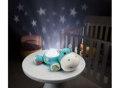 Fisher Price Plyšový hrošík Projektor na zeď 29 cm - Poškozený obal