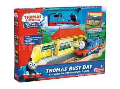 FISHER PRICE R9488 Mašinka Tomáš TrackMaster Tomášův rušný den - hrací sada