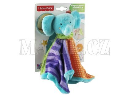 Fisher Price Sloník usínáček maňásek