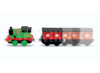 FISHER PRICE W6267 Mašinka Tomáš Take-n-Play Natahovací kovové mašinky - Percy