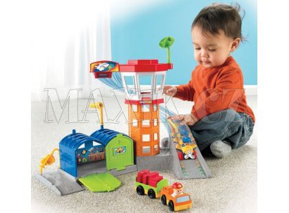 FISHER PRICE X7826 Little People Wheelies letiště - hrací sada