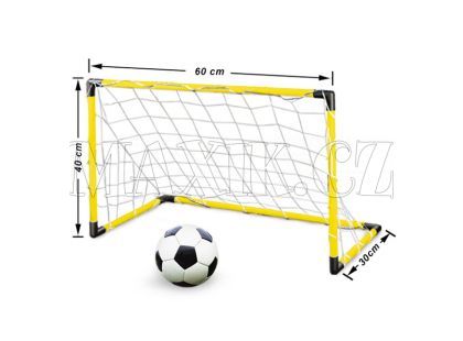 Fotbalová branka s míčkem 55x35x25cm