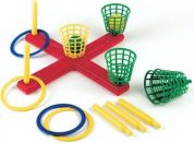 Frabar Hra kříž s košíky, míčky, kroužky