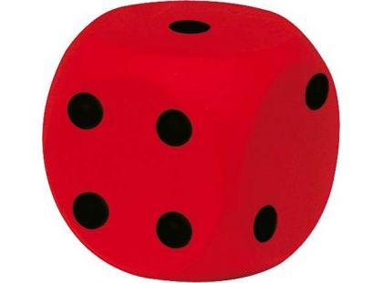 Frabar Soft kostka s puntíky 1-6 Červená