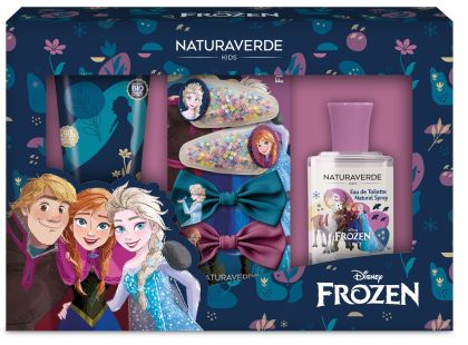 Frozen dárkový set EDT 30 ml + pěna do koupele 100ml + sponky do vlasů - Poškozený obal