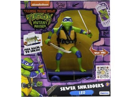 Funrise Želvy Ninja na skejtu Sewer Shredders Movie Leonardo