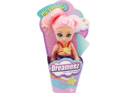Funville Dreameez mini mořská panna v kornoutku světle narůžovělé vlasy