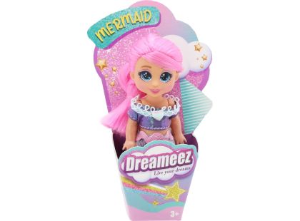 Funville Dreameez mini mořská panna v kornoutku tmavě růžové vlasy