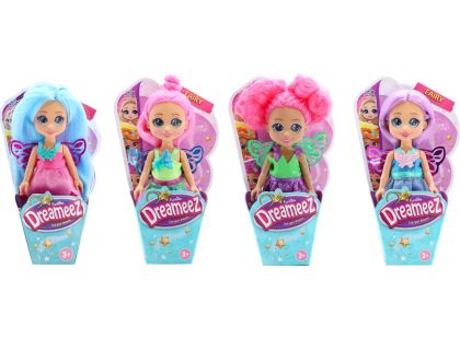 Funville Dreameez mini víla v kornoutku fialové vlásky