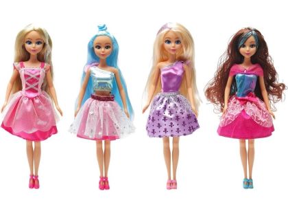 Funville Dreameez princezna v kornoutku modré vlásky