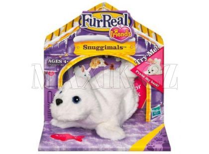 Furreal Friends Interaktivní zvířátka do dlaně - Kotě hnědobílé