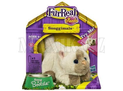 Furreal Friends Interaktivní zvířátka do dlaně - Kotě hnědobílé