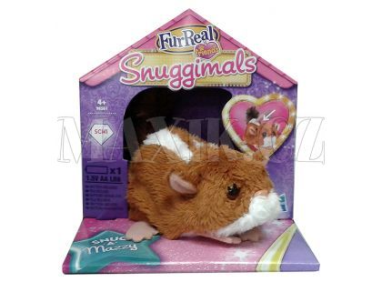 Furreal Friends Interaktivní zvířátka do dlaně - Kotě hnědobílé