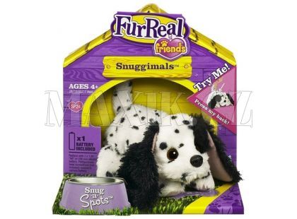 Furreal Friends Interaktivní zvířátka do dlaně - Pes šedobílý 25937