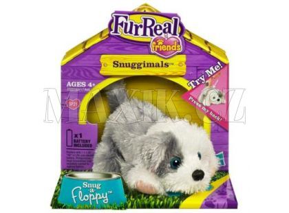 Furreal Friends Interaktivní zvířátka do dlaně - Pes černobílý 28712