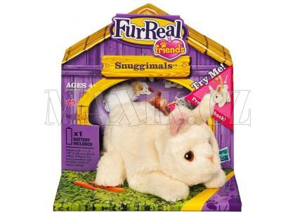 Furreal Friends Interaktivní zvířátka do dlaně - Pes černobílý 28712