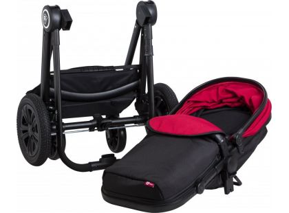G-mini Kombinovaný kočár Grand Bordó-černá