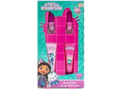 Gabbys Dollhouse set balzámů na rty a laků na nehty