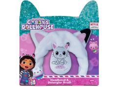 Gabbys Dollhouse set kartáč na vlasy + kosmetická čelenka
