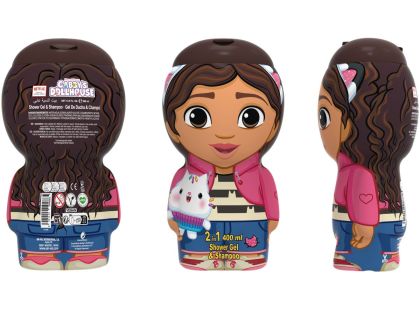 Gabbys Dollhouse sprchový gel a šampon 400 ml 2D