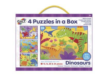 GALT 4 Puzzle v krabici - Dinosauři