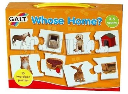 Galt Puzzle Kde bydlí zvířátka?
