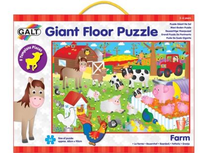 Galt Puzzle velké podlahové Na farmě 30 dílků