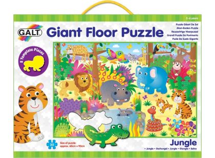 Galt Puzzle velké podlahové Zvířátka v džungli 30 dílků