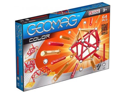 Geomag Kids color 64 pcs - Dlouhé tyčky