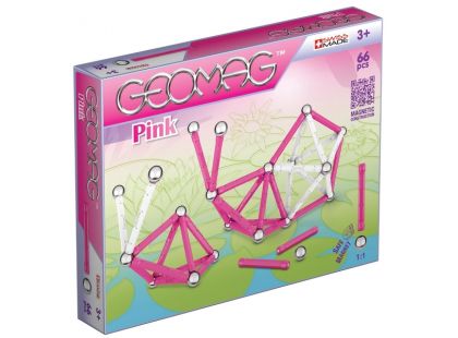 Geomag Kids color girl 66 pcs - Dlouhé tyčky