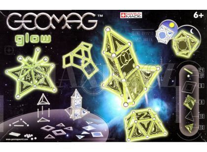 Geomag Kids panels glow 76 pcs - Dlouhé tyčky