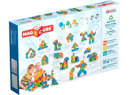 Geomag Magicube Shapes 25 dílků - Poškozený obal