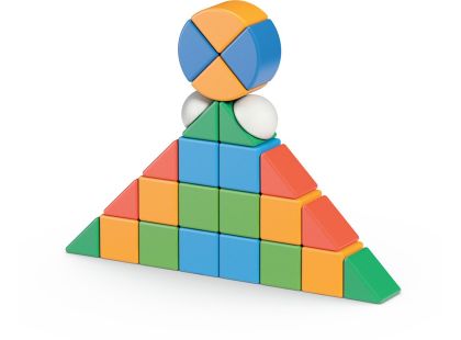 Geomag Magicube Shapes 32 dílků - Poškozený obal