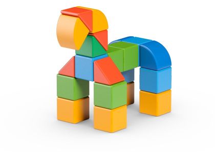 Geomag Magicube Shapes 32 dílků - Poškozený obal