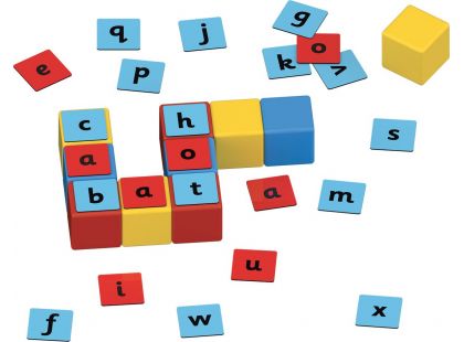 Geomag Magicube Word Building Recycled Clips 55 dílků