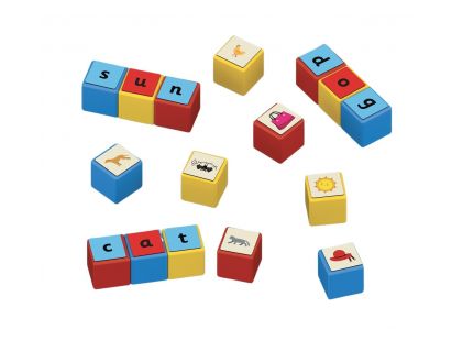 Geomag Magicube Word Building Recycled Clips 79 dílků