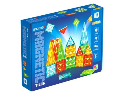 Geomag Magnetic Tiles 16 dílků