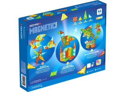 Geomag Magnetic Tiles 44 dílků