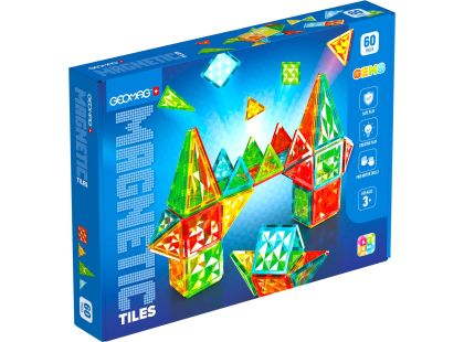 Geomag Magnetic Tiles 60 dílků