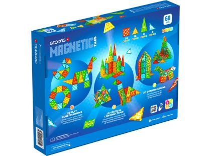 Geomag Magnetic Tiles 60 dílků