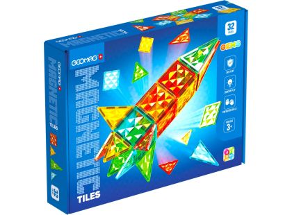 Geomag Magnetic Tiles Raketa 32 dílků