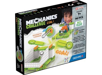 Geomag Mechanics Recycled Challenge Goall 96 dílků