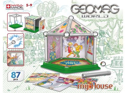 Geomag Mini house 87 dílů