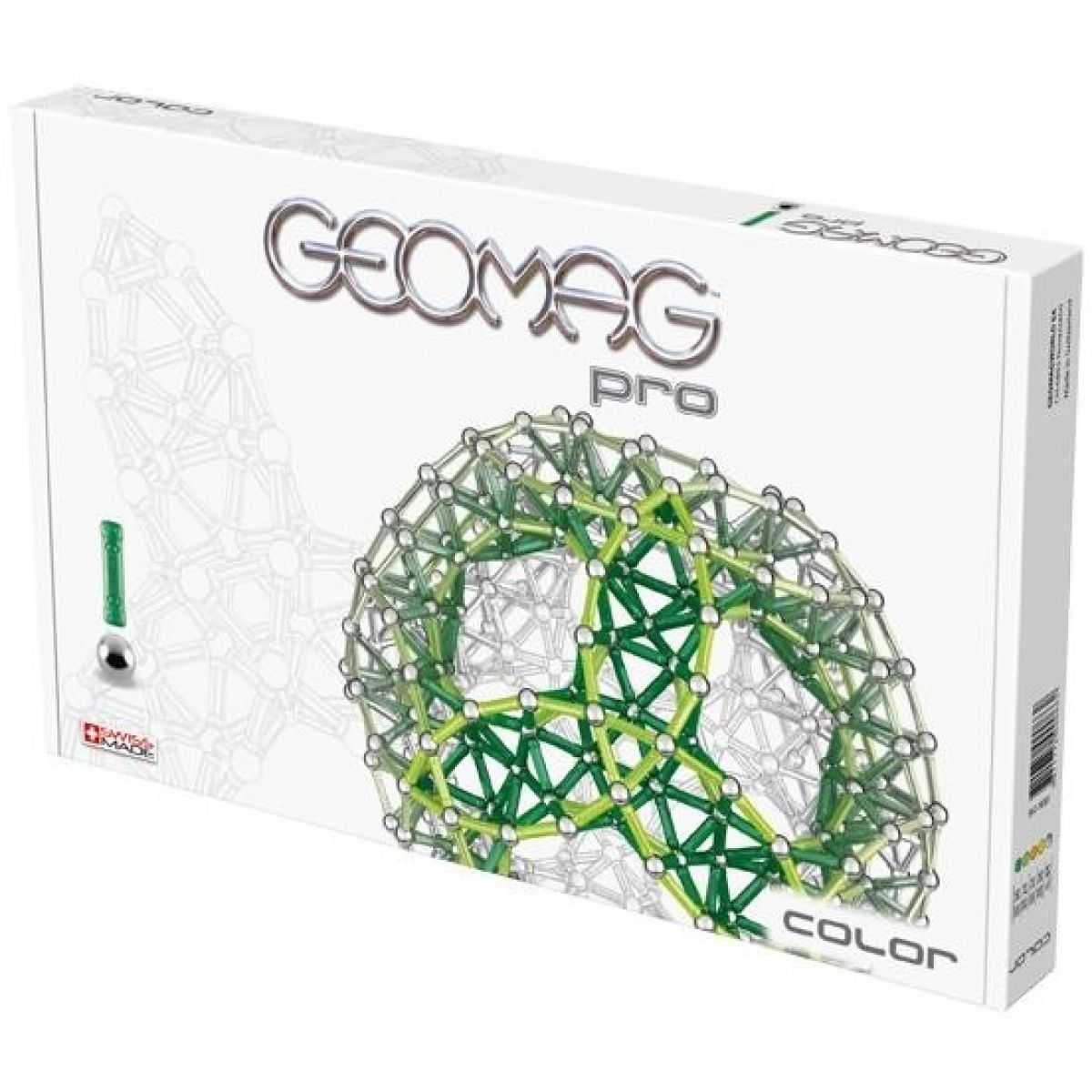 Geomag Pro color 200 pcs - Krátké tyčky