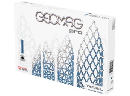 Geomag Pro metal 44 pcs - Krátké tyčky
