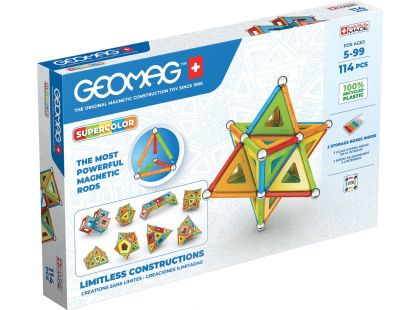 Geomag Supercolor recycled 114 dílků